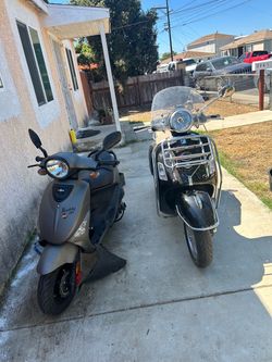 Two Badass Vespa Scooter 2015 Brand new O mile