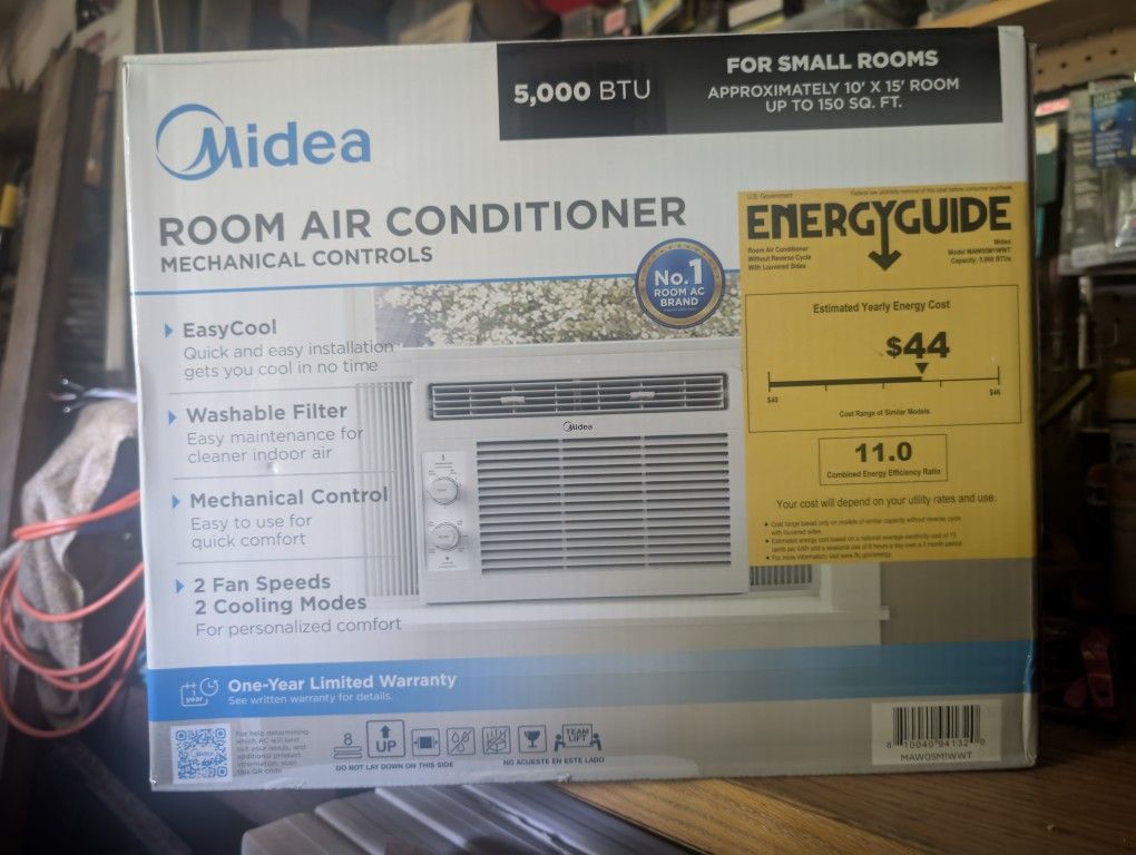 Midea 5,000 BTU EasyCool Small Window Air Conditioner NEW IN BOX!