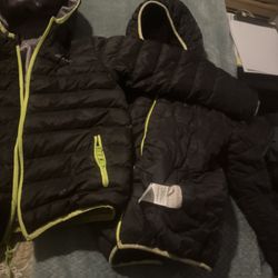 Eddie Bauer Kids Winter Reversible Down Jackets! Two Different Ones! Size S 7/8  