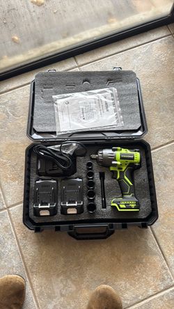 Robus True Impact Wrench Cordless With 2 Batteries Brand New In Box
