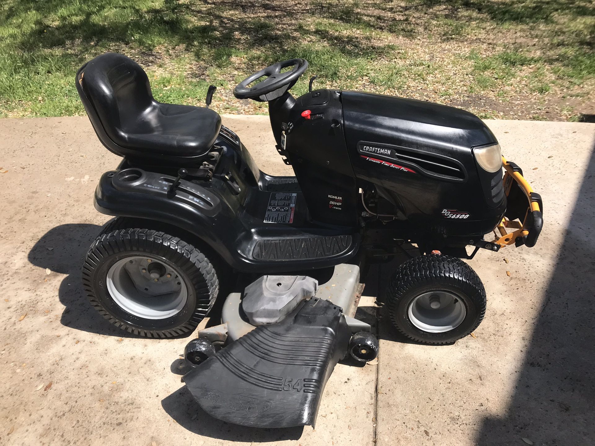 Craftsman ProSeries 50" 26 HP Kohler V-Twin Garden Tractor with Smart Lawn Technology