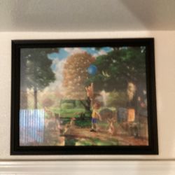 Disneys WINNIE THE POOH Framed Puzzle