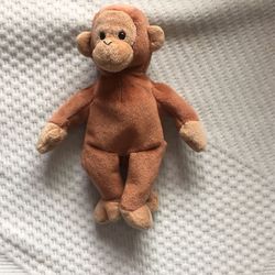 Bongo Monkey Beanie Baby Pe Pellets 1998