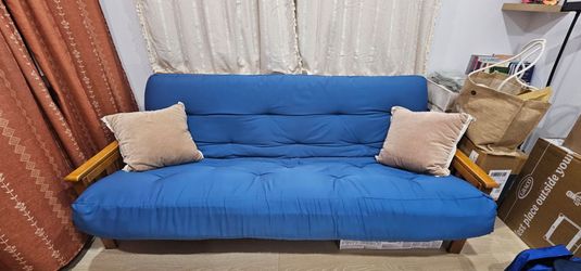 Solid wood futon sofa bed