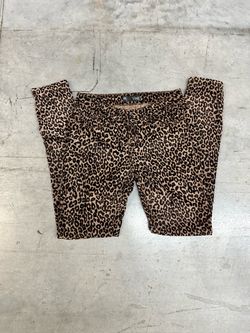 YMB Leopard Print Skinny Pants