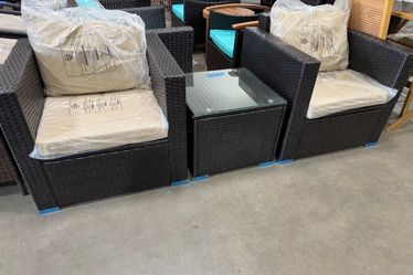 3 piece patio set