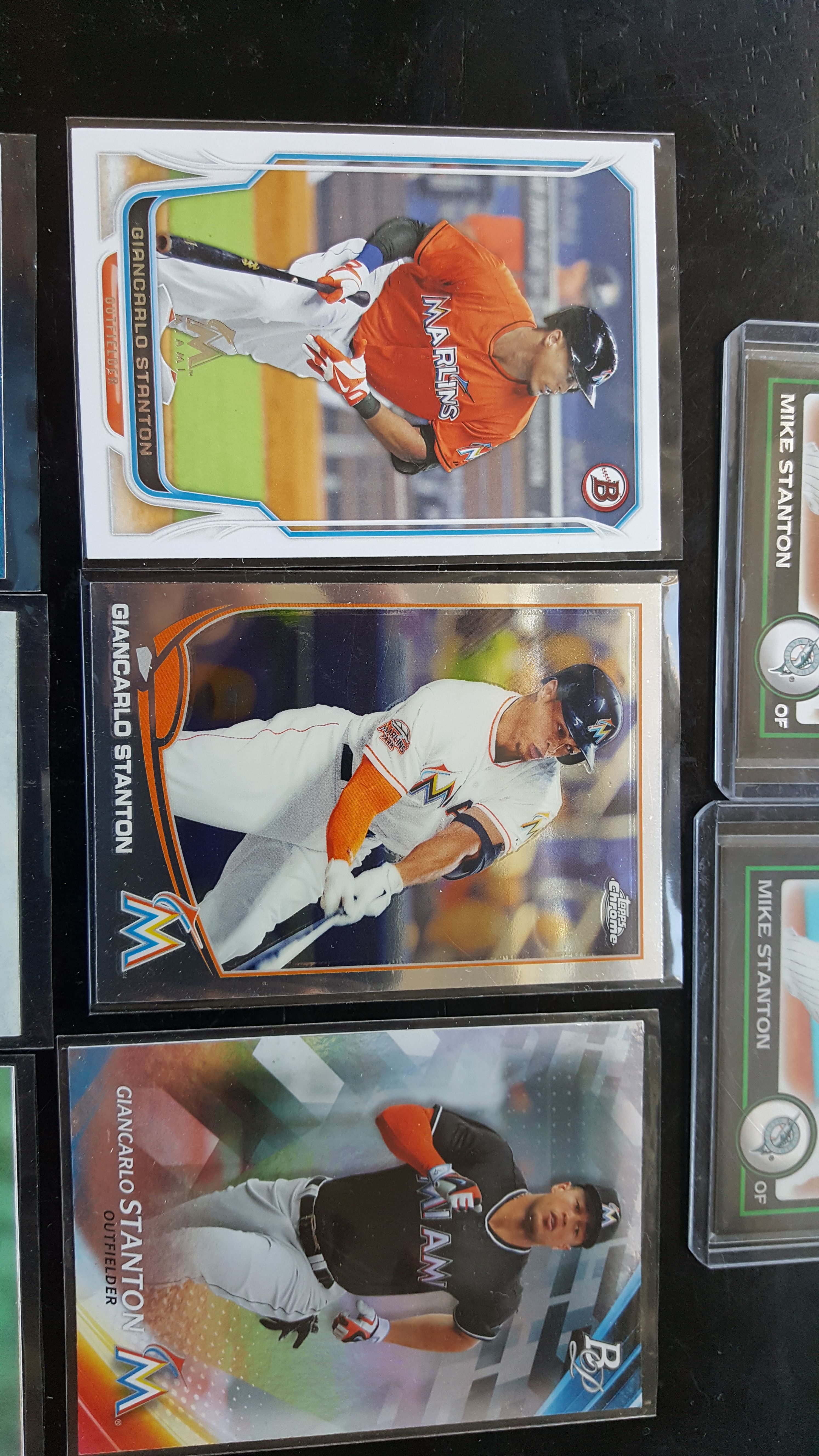 Giancarlo stanton rookie card lot of 8 cards