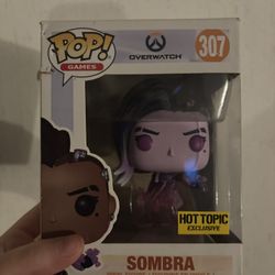 Sombra Overwatch Hot Topic Exclusive Funko Pop