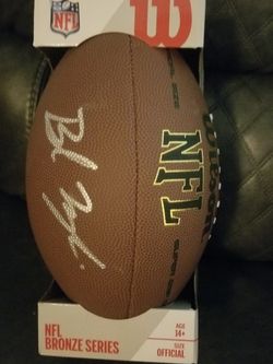 Autographed Baker Mayfield NFL Football w/COA