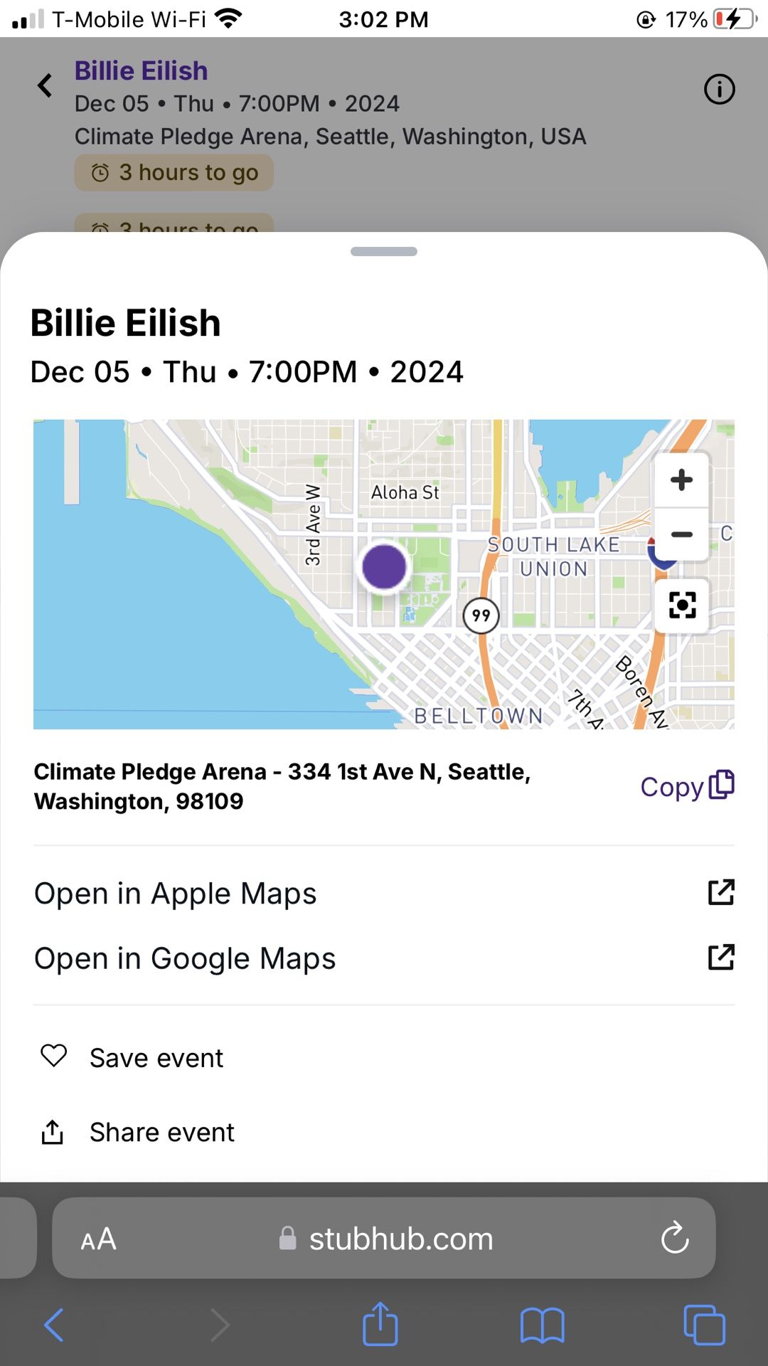 2 Billie Elilish Tickets Section 225