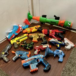 Guns With Batteries 5$-7$ For Each 