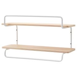 Two IKEA Trophy wall shelves