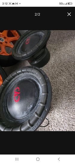 2 DD AUDIO SC 15S 2500 RMS
