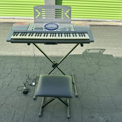 Panasonic SX-KC611 Keyboard with Stand & Bench