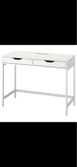 IKEA White Desk with Two Drawers