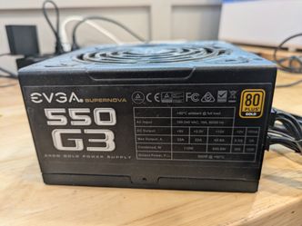 EVGA Power Supply - 550 Watt G3 Gold