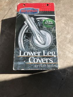 Lower leg covers for Harley Davison fits 08 and up flat Models