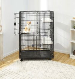 Collapsible Wire Cat/Kitten Cage/Playpen