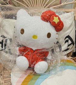 NEW in bag Sanrio Hello Kitty in Red bow Plush from Japan toy stuffed Sanrio 