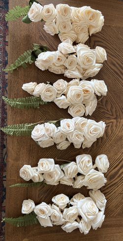 Handmade Silk Rose Bunches