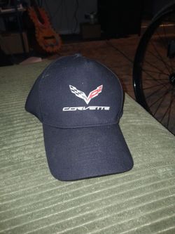 Black corvette hat new ajustable