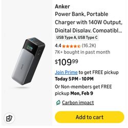 Anker 737 Power Bank (Device Charger)