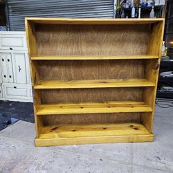 Rustic Pine Bookcase 
