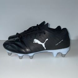 Puma AVANT PRO RUGBY BOOTS/CLEATS Puma Black Leather Armoyarns Men’s Size 7.5