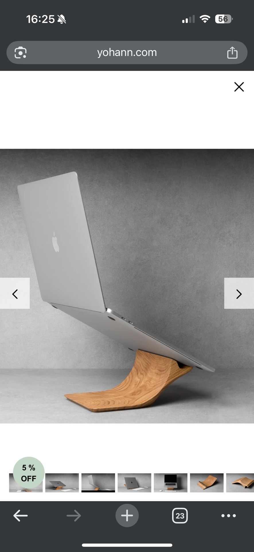 MacBook stand Wood / Minimal / Elegant / Laptop Stand