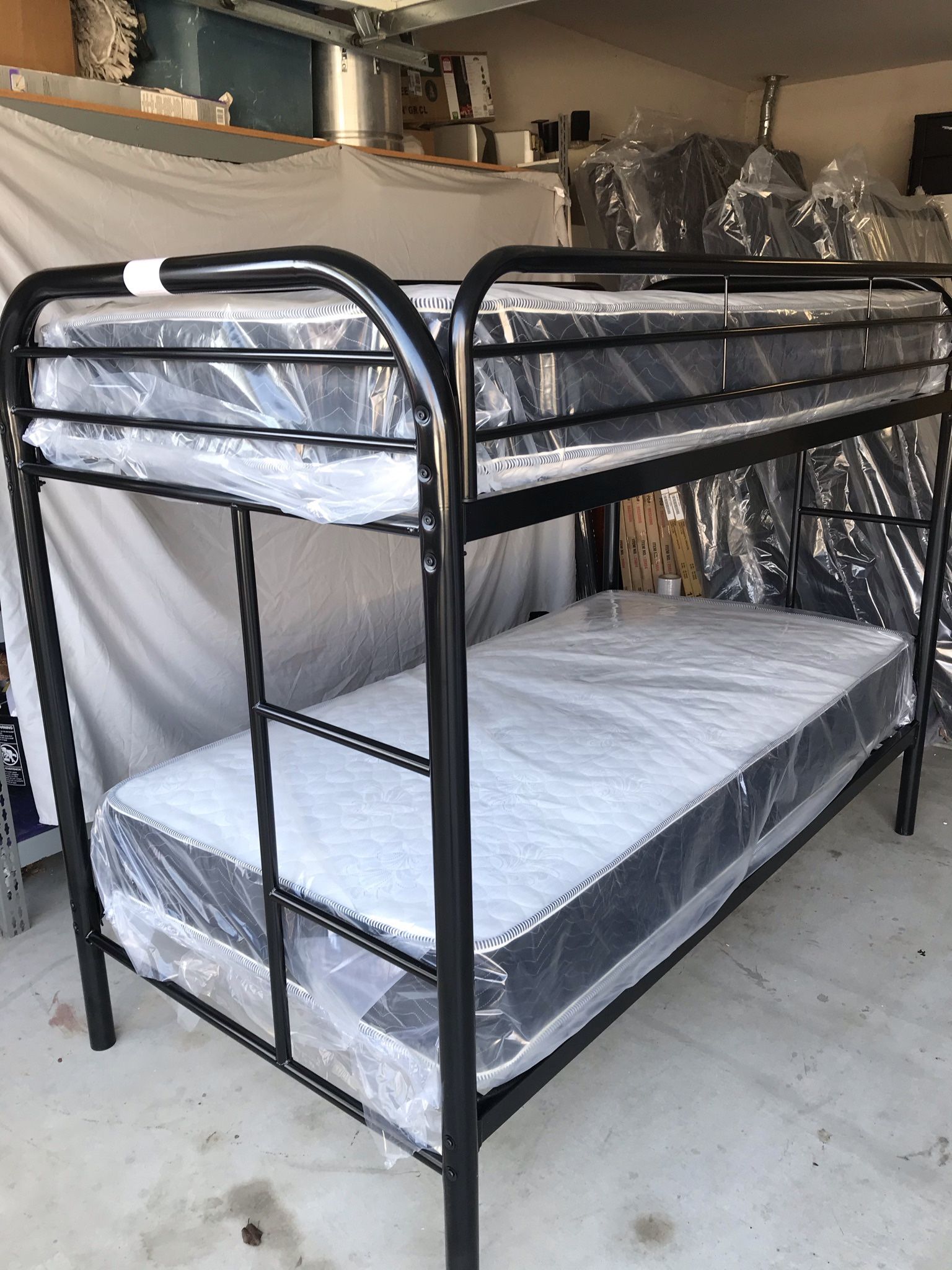 New Twin/Twin Bunkbed With Mattresses Included!