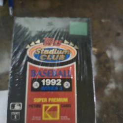 1992 Stadium Club Baseball Card Box