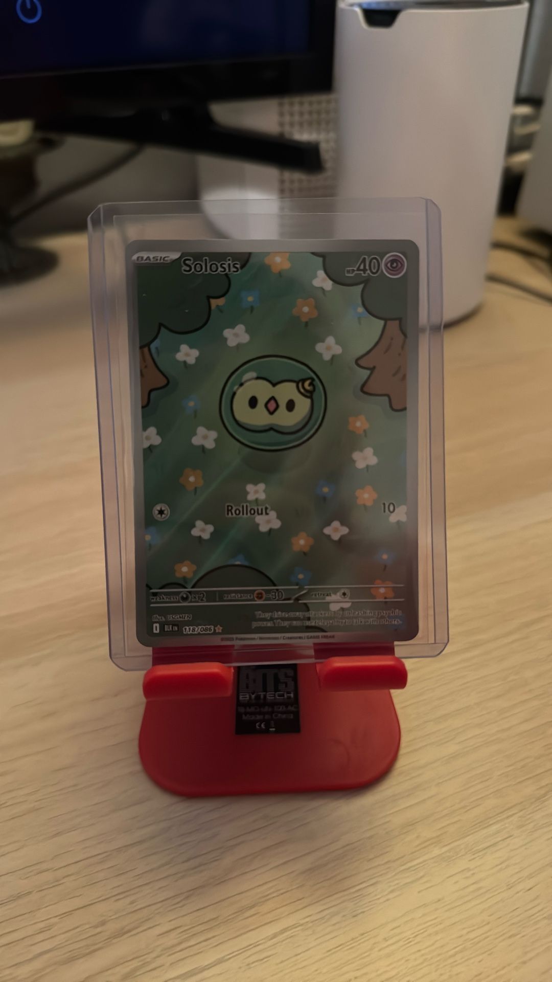 Solosis 118/086 Illustration Rare- Pokemon Black Bolt