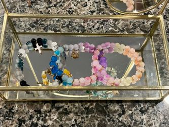 Handmade Glass Bead bracelets