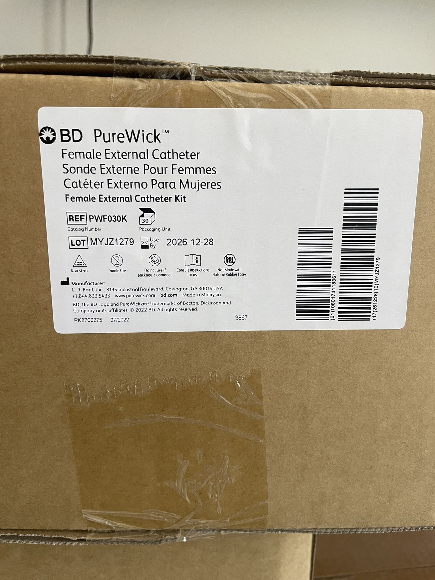 Female External Catheter Purewick