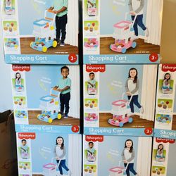 $25 Each Push Shopping Cart From fisher Price 