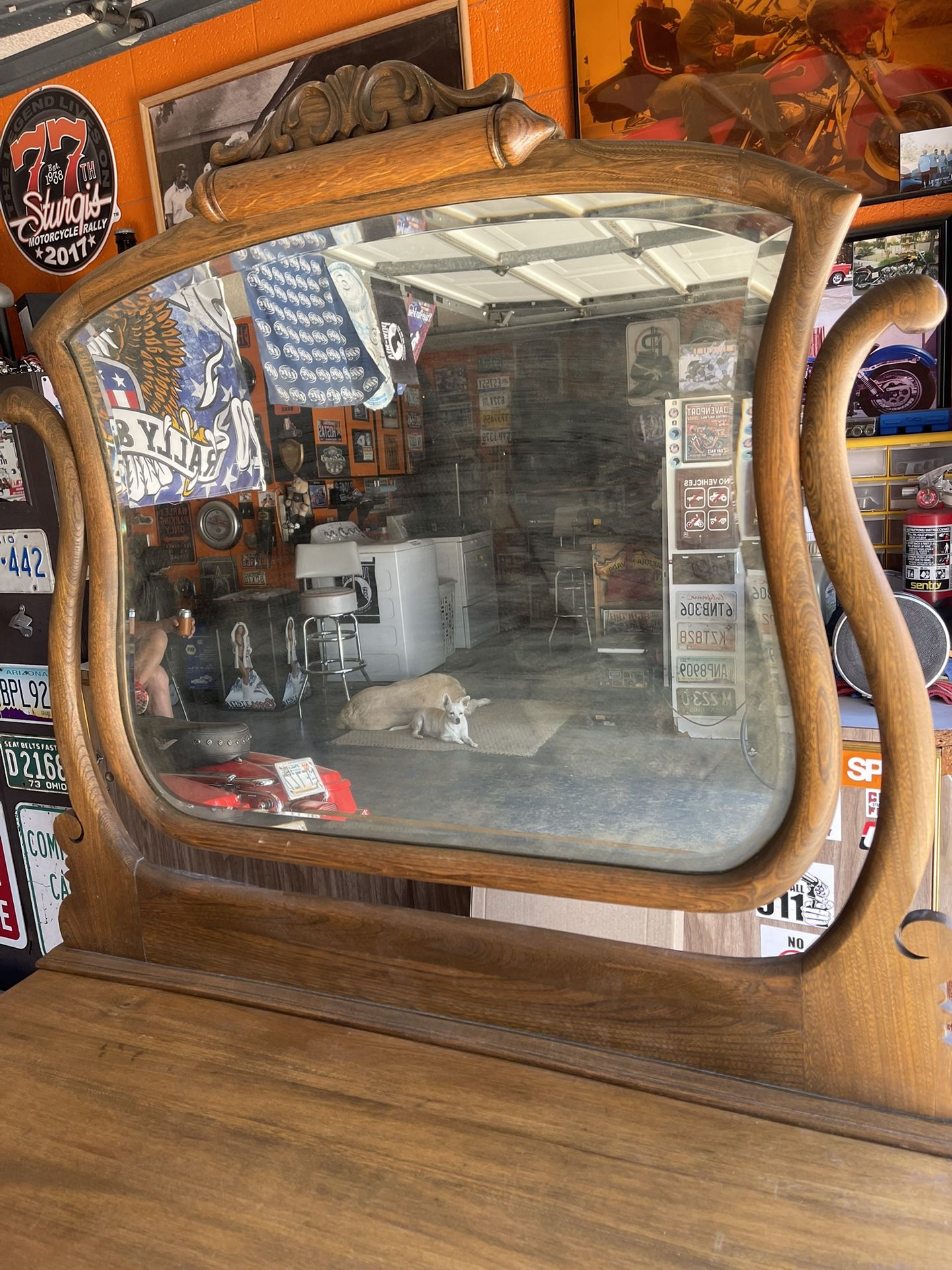 Antique Mirror For Dresser Or Wall