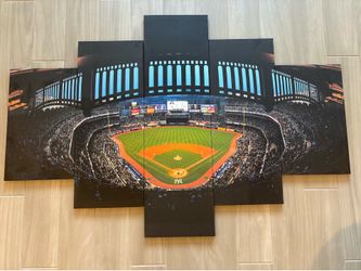 NY Yankees 5 Piece Stadium Canvas Print