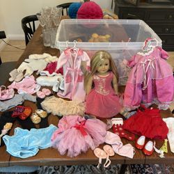 American girl, doll Isabel dancer ice skater with fancy clothes