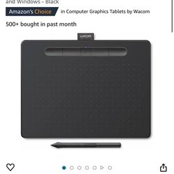 Wacom Intuos Medium Bluetooth Graphics Drawing Tablet, Portable for Teachers, Students and Creators, 4 Customizable ExpressKeys, Compatible with Chrom