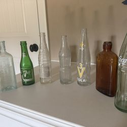 Vintage Glass Bottles 
