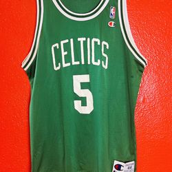 Celtics Jersey Boston Mercer Kentucky Rare Green Brown Tatum Bird Walton SZ-L 