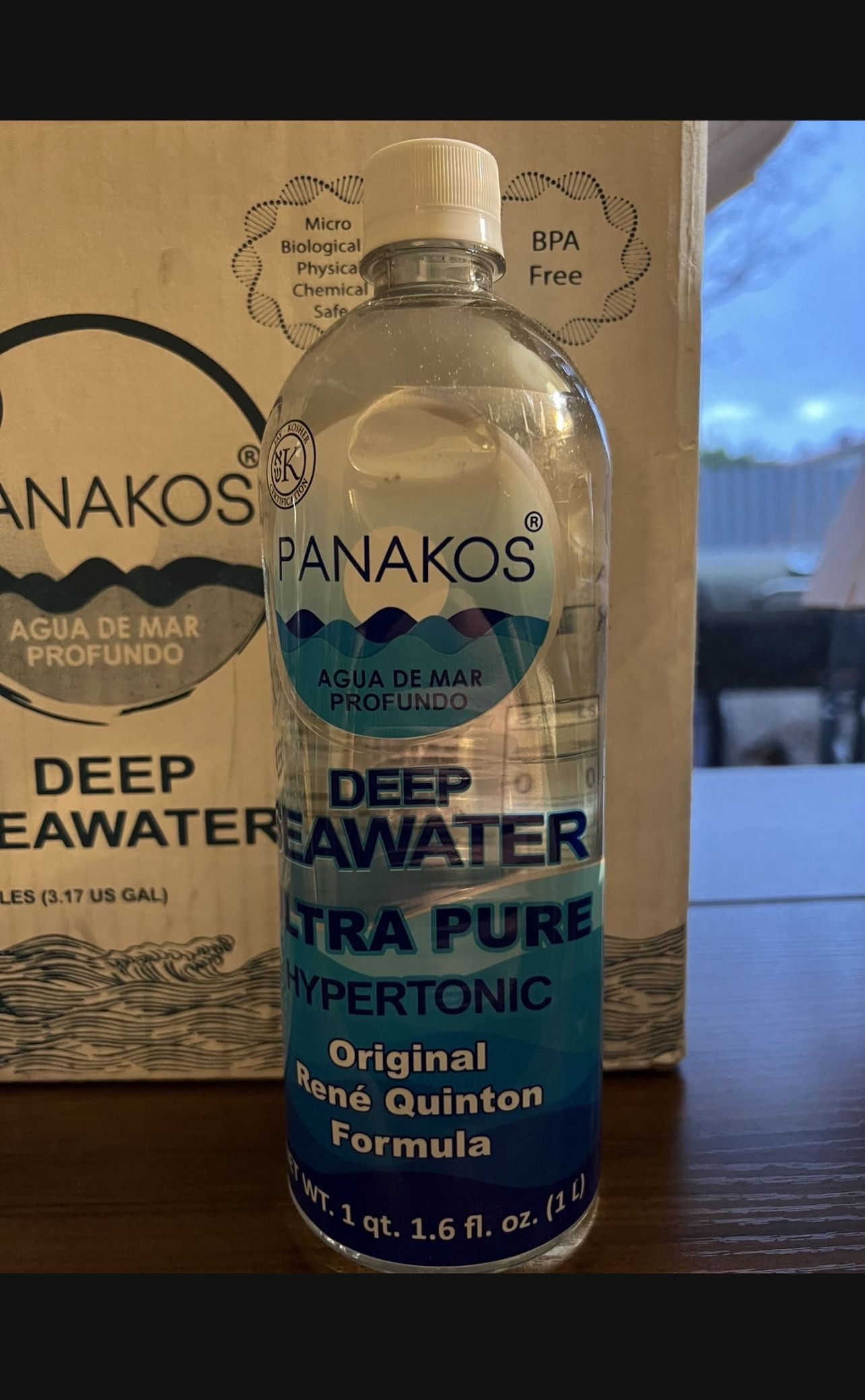 Panakos Deep Sea Water (12 Pack) Isotonic Water