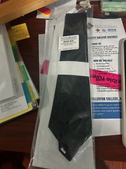 Black neck tie