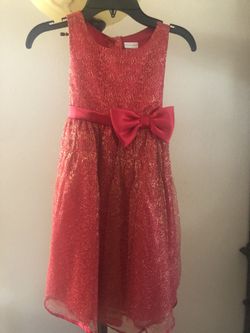 Red Dress size 6 Girls