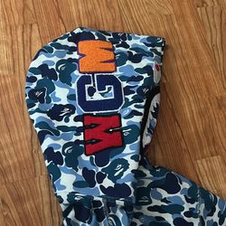 Blue Bathing Ape Jacket. Bape Jacket