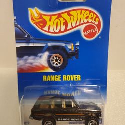 HOT WHEELS RANGE ROVER  #(contact info removed) MAINLINE BLACK W/RAZOR  WHEELS New