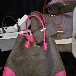 Mk And Kate Spade Purses With Matching Wallet