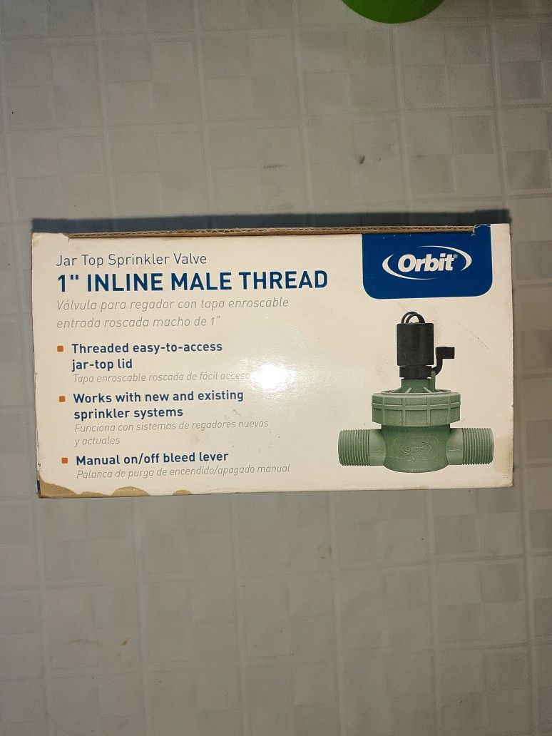 Jar Top Sprinkler Valve, 1 inch Male