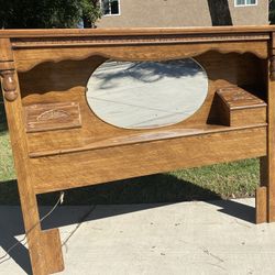 Queen Solid Oak Headboard