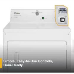 Commercial coin operated dryer